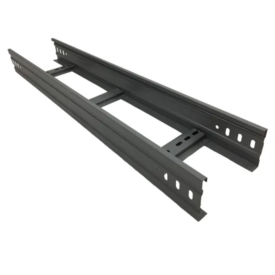 Outdoor Straight Metal Perforated Galvanized Ladder Type Cable Tray