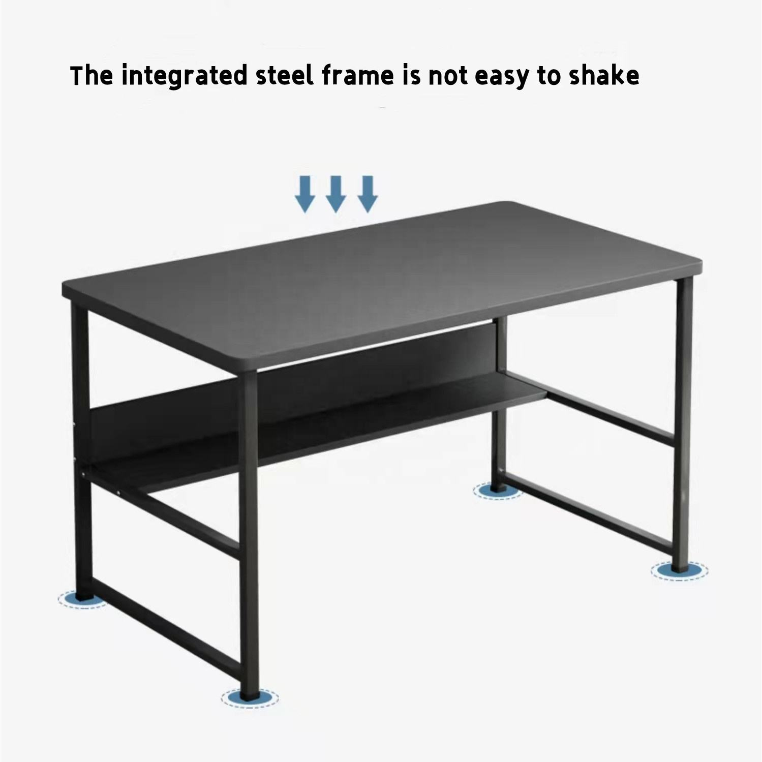 Laminate Wooden Computer Desk Design for Home Office, Simple and Practical Office Desk