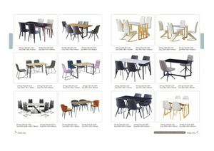 Dining table and chairs