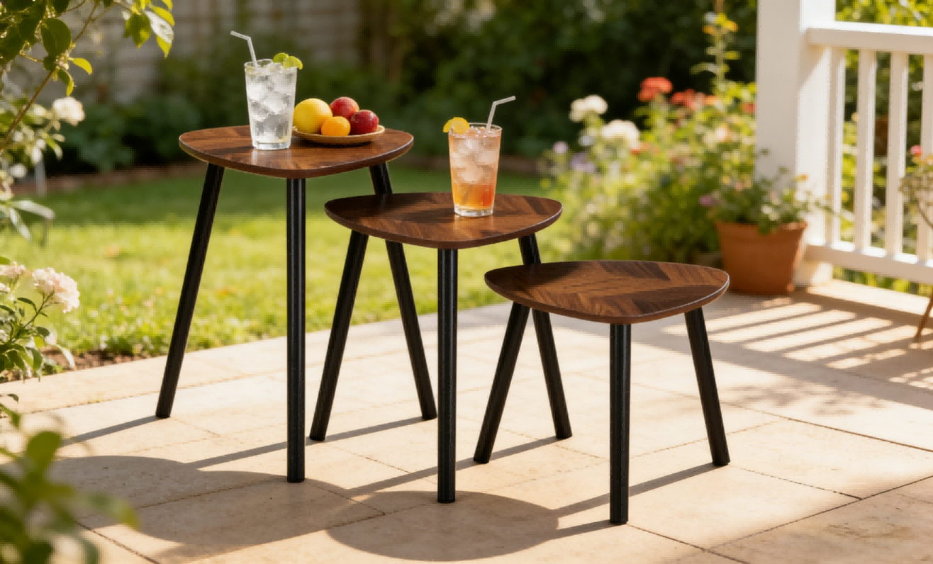 Mobile Nesting Coffee Table Decorative Table For Living Room 分享