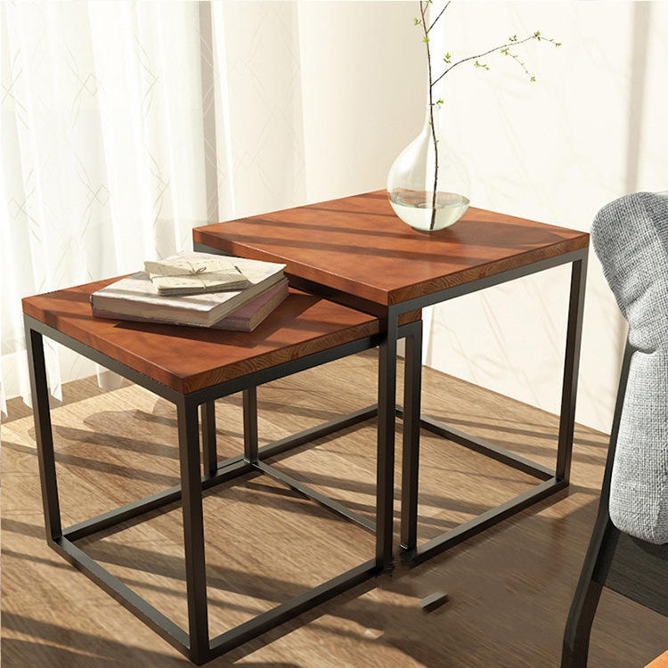 Custom Multifunctional Bedside Table Wooden Nesting Coffee Table for Living Room 分享