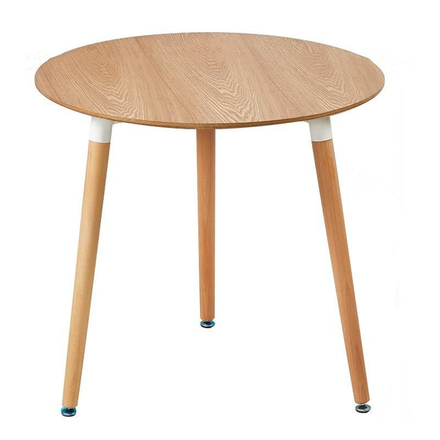 Modern Simple Round Wooden Coffee Table Unique Center Table Low Price Wholesale