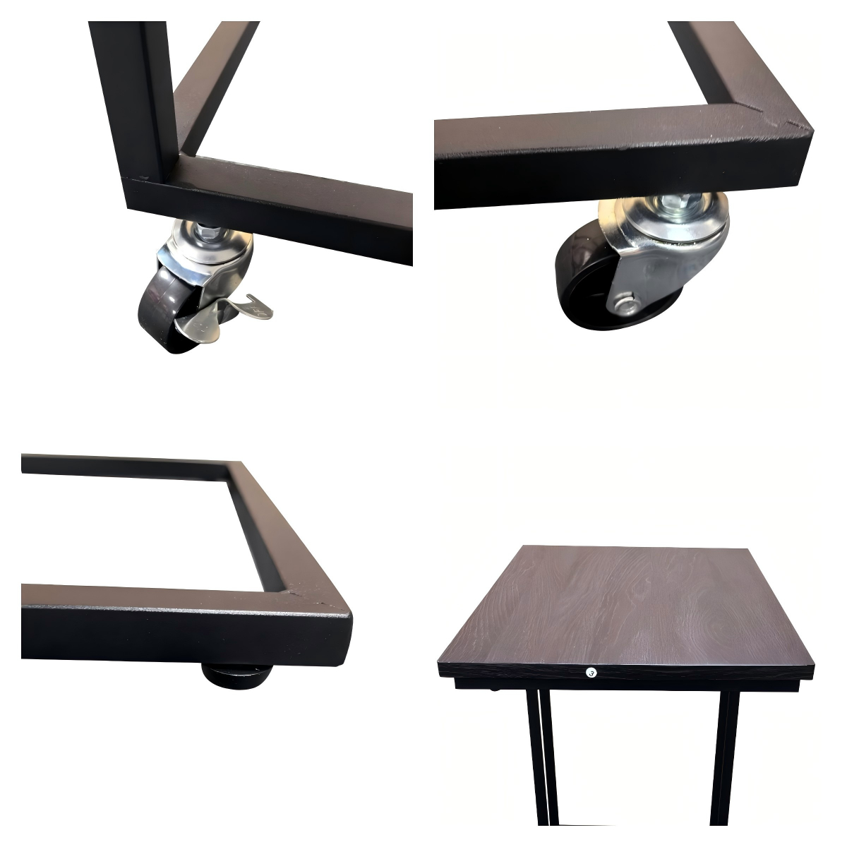 Handmade Metal C-Shaped Coffee Table Modern Side Table for Small Space Living Room 分享