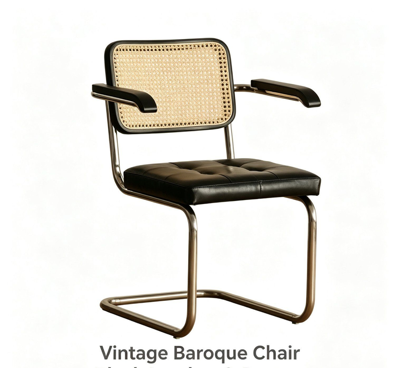 Modern Cantilever Armchair with Ergonomic Design for Living Room and Office Use