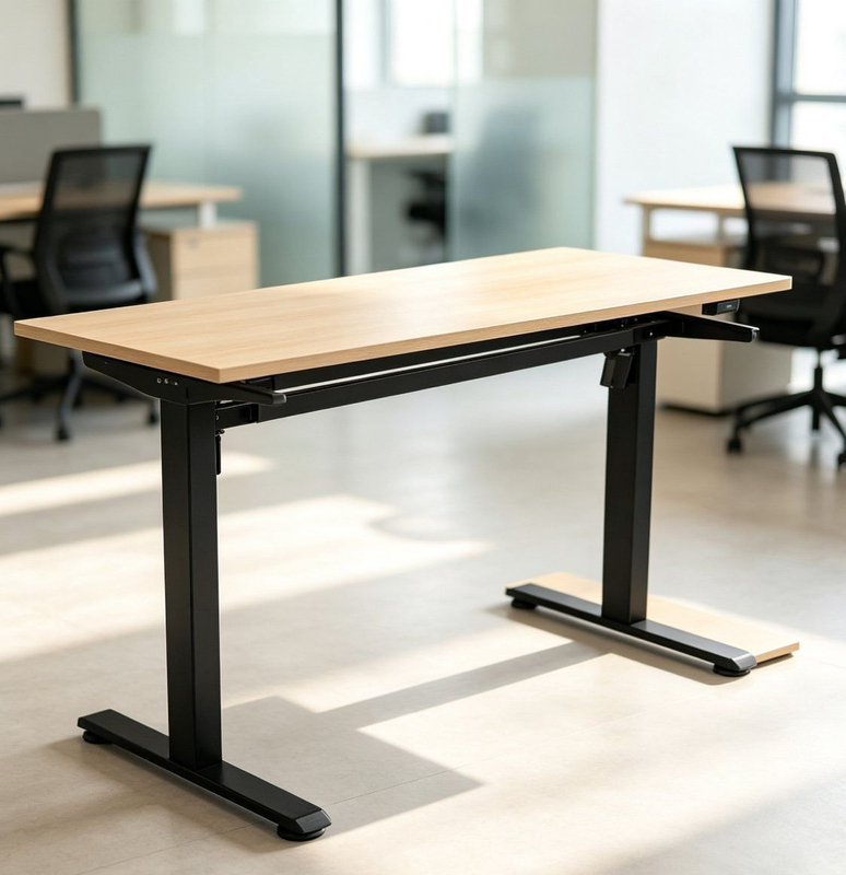 2-Stage Telescopic Dual Motor Electric Standing Desk Frame