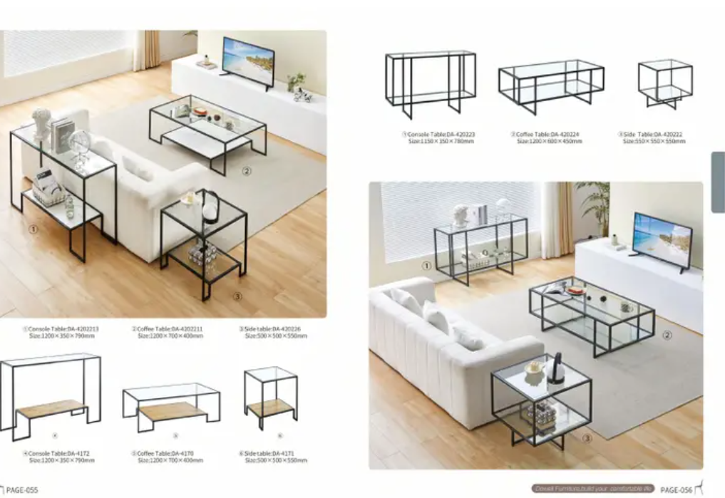 Metal Leather Dining Set for Hospitality Venues