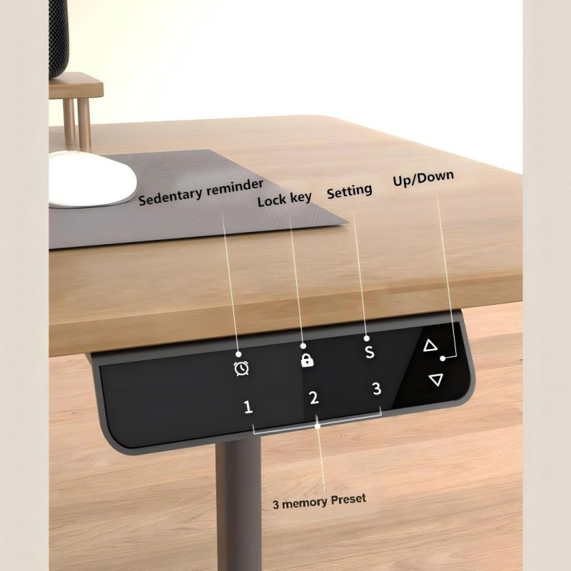 Dual-Motor Modern Executive Smart Desk Frame with Adjustable Height for Office Use